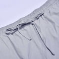 thumbnail image 6 of Rggeeun Mens Pants Fashion Casual Solid Color Breathable Pocket Elastic Pants Lightweight Yoga Trousers Fashion Loose Fit, 6 of 8