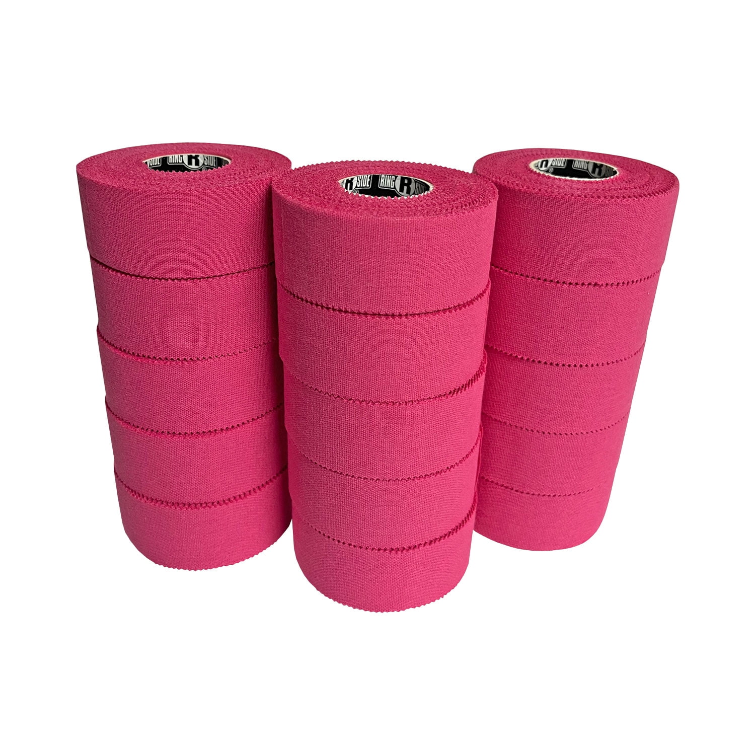 Ringside 1" Athletic Trainers Tape, 30 Feet, Adhesive and Easy to Tear, Hot Pink, 15 Pack