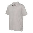 thumbnail image 2 of Adidas Golf Men's Lifetsyle Heather Polo Golf Shirt, 4X-Large Mid Grey Melange -, 2 of 3