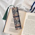 thumbnail image 4 of Kdxio Elephant in Smoke Print Metal Tassel Bookmarks,Perfect Gift for Art Lovers and Bookworms Metal Bookmarks for Women, 4 of 8