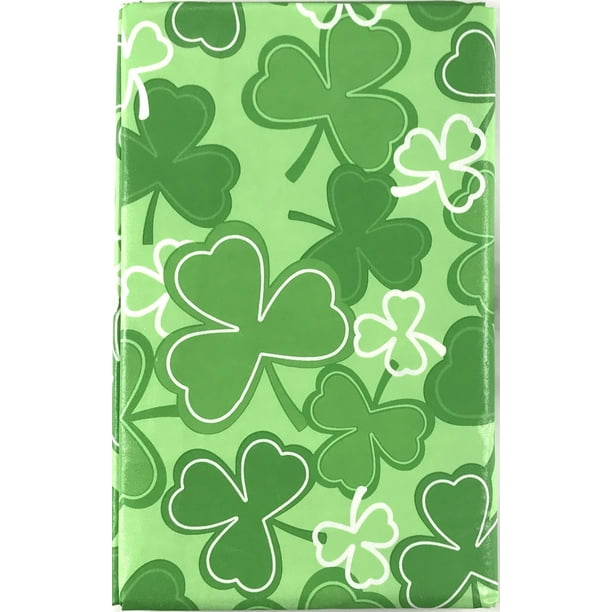 st patricks day vinyl tablecloths