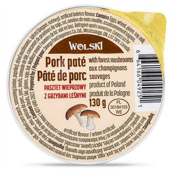 Wolski Pork Pate w Forest Mushrooms