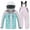 Sky Blue, variant on Aboser Winter Waterproof Snowsuits for Kids Boys Girls Insulated Ski Snow Suit Warm Windproof Snowboarding Skisuit 2 Piece Snow Outfits Sky Blue 3 Years