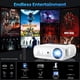 thumbnail image 3 of Proyector Groview Blanco FHD 15000lux con WiFi y Bluetooth para Cine en Casa 300'' Soporte 4K para i, 3 of 8
