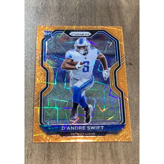 D'Andre Swift 2020 Panini Prizm Lazer 358 trading card