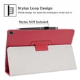 thumbnail image 6 of Labanema Compatible with Onn 10 Case 2022 Model,PU Leather Slim Folding Stand Cover for Onn 10.1 inch (2022 Model:100071485) Tablet (Not Fit Onn 8 inch / Onn 7 inch),Red, 6 of 7