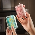 thumbnail image 5 of Automatic Pop-Up Tooth Floss Dispenser, Portable Refillable Dental Floss Case, Travel Floss Holder for Bathroom, Office, Travel (Pink), 5 of 7