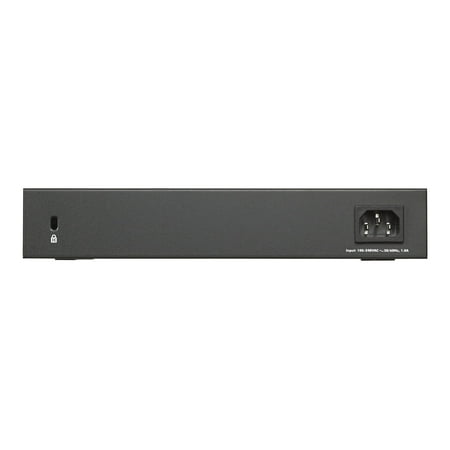 NETGEAR - 24-Port 10/100/1000 Mbps Gigabit Unmanaged Switch - Black