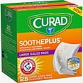 thumbnail image 1 of Curad Sootheplus Large Gauze Pads, 25 Each, 1 of 5