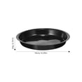 thumbnail image 2 of Flower Pot Tray 16 Pcs Plants Water Catcher Thicken Black Circle Indoor Saucer Pp, 2 of 6