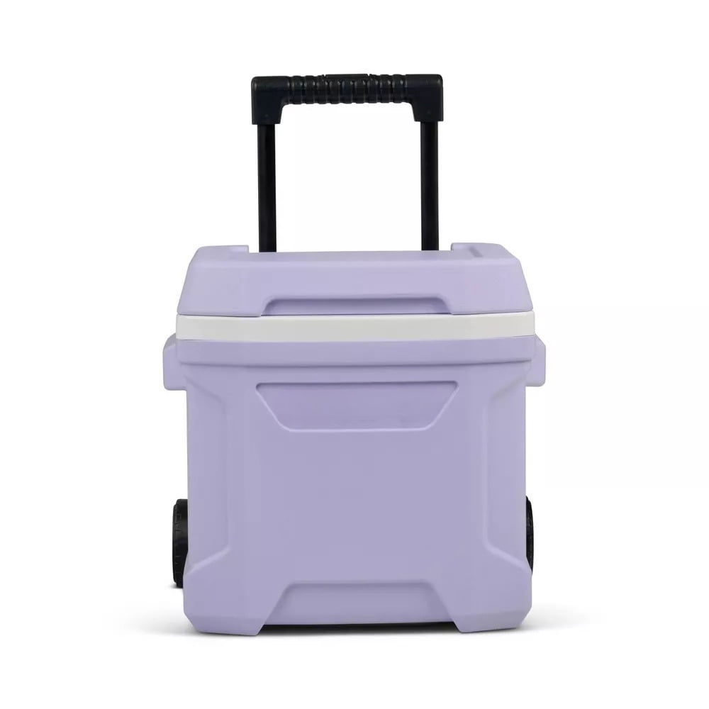 Profile 16qt Rolling Cooler - Lilac: Polyethylene, Wheels & Retractable Handle
