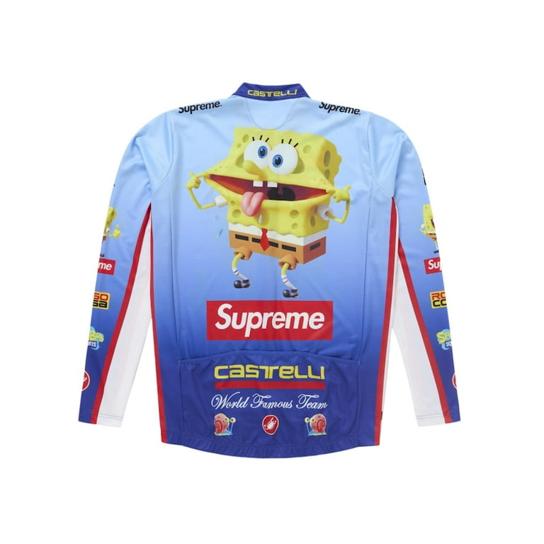Supreme Men's SpongeBob SquarePants Castelli L/S Cycling