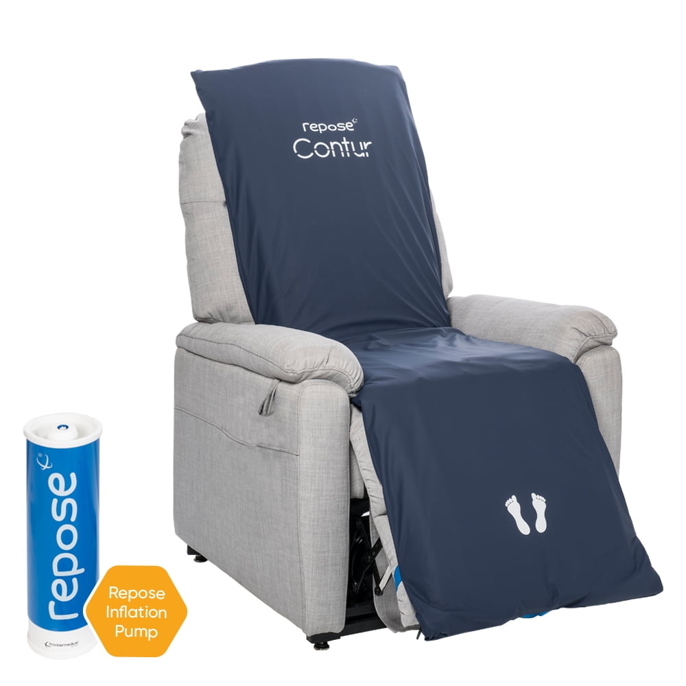 Repose Contur Best Bed Sore Cushion for Recliners Manual Pump