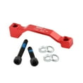 thumbnail image 1 of Almencla Disc Brake Bracket Mountain Bikes Bike Disc Adapter Equipments Parts Red, 1 of 8