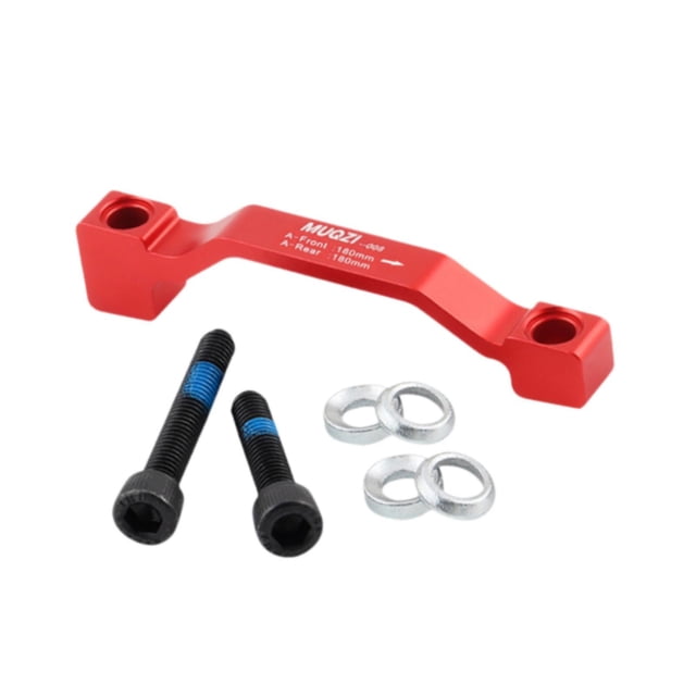 Almencla Disc Brake Bracket Mountain Bikes Bike Disc Adapter Equipments Parts Red
