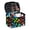 Colorful Heart Design, variant on HELLHERO Shamrock Pattern Make up Cosmetic Bags with Brush Slots Women Travel Storage Home Travel Office Handy Wide-open