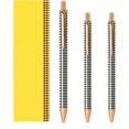 thumbnail image 1 of wqlpp-Ballpoint Pens Fine Point Pen For Note Taking Black Ink Retractable Pens Set For Women, 1 of 4