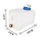 thumbnail image 4 of Contenedor de agua, soporte para almacenamiento de agua con grifo, almacenamiento de agua duradero para acampar 12L, 4 of 9