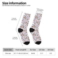 thumbnail image 2 of KLL sloth cartoon Print Cool Socks Men's Women's Crew Socks Funny Crazy Novelty Stockings, 2 of 6