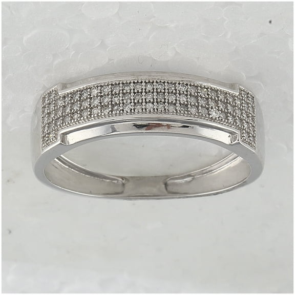 10K White Gold His Hers Round Diamond Heart Matching Wedding Set 1/2 Cttw, Womens Size: 5-10, Mens Size: 7-13