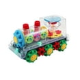 thumbnail image 7 of Transparent Gear Train Toy With Colorful Lights And Music 360° Rotating Children's Playset Big Worm on A String Hunger Hippo Game Building for Kids 2-3 Acrylic Cubes Body Awareness Games for Kids, 7 of 7