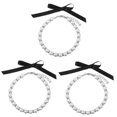 thumbnail image 4 of 3 Sets Pet Imitation Pearls Collars Dog Necklace Beads White, 4 of 8