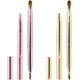 thumbnail image 1 of Paquete de 2 brochas retráctiles para maquillaje de labios, cepillo de labios de doble punta para brillo de labios, aplicador de pincel de lápiz labial, 1 of 5