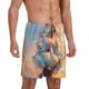 thumbnail image 2 of Balery Sailing Ship Ocean Sunset Pantalones cortos de pijama de punto de algodón para hombre con cinturilla y bolsillos-Small, 2 of 6