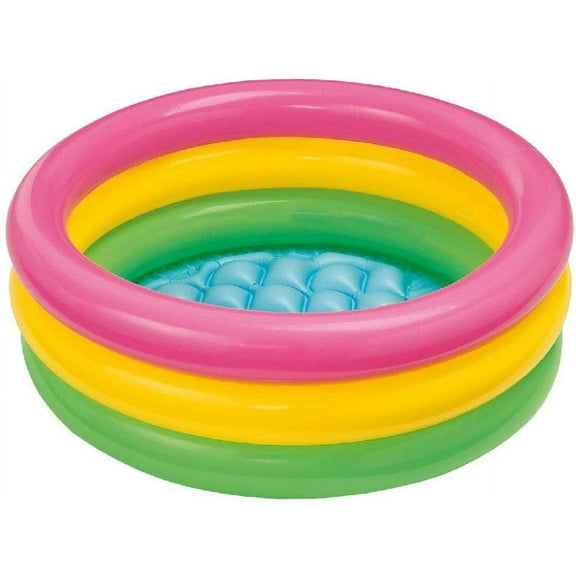 Intex Kiddie Pool - Kid's Summer Sunset Glow Design - 24" x 8.5"