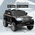 thumbnail image 2 of 12V Licensed Toyota Land Cruiser Ride-On Car with Remote Control, 3 Speeds & LED Lights, 2 of 7