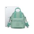 thumbnail image 5 of PULLIMORE Women Crossbody Cell Phone Bag, Small Waterproof Multi Pockets Nylon Shoulder Purse Wallet with Adjustable Strap (Green), 5 of 11