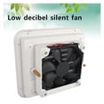 thumbnail image 3 of 12V 4W Fridge Vent with Fan for RV Trailer Caravan Side Air strong wind exhaust Automobile Accessories Car Styling Camper ,Rv Camper Accessories, 3 of 7