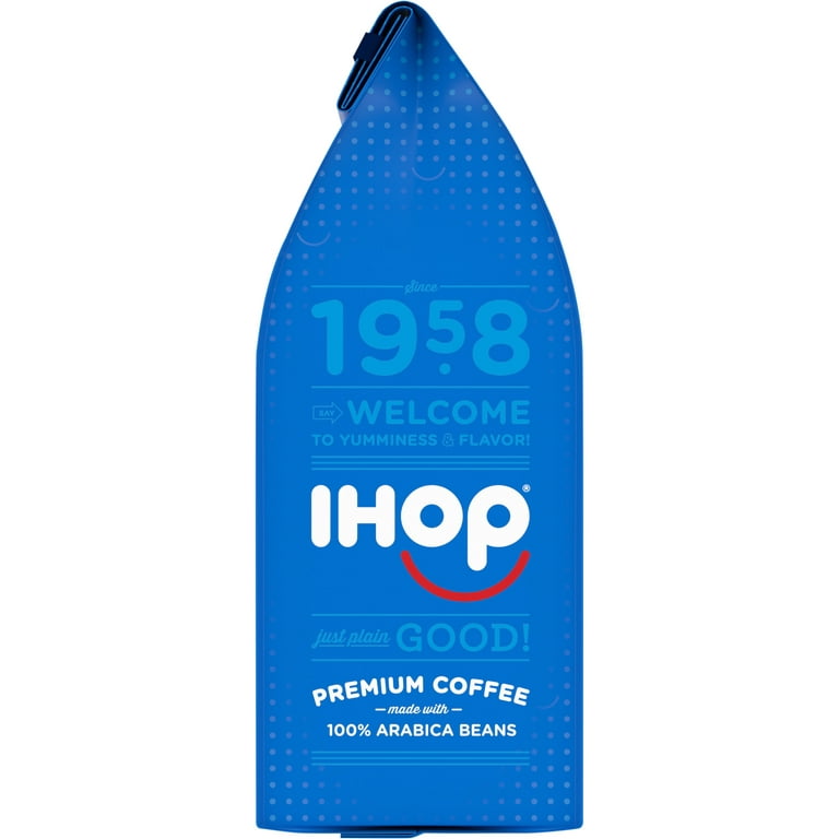 IHOP Buttery Syrup Flavored Ground Coffee, 20 oz Bag