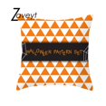thumbnail image 1 of Funda de almohada geométrica con rayas onduladas para Halloween, cubierta de cojín con diseño de Calavera, calabaza, fantasma, castillo, truco o trato, 2023, 1 of 4