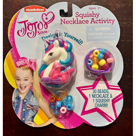 JoJo Siwa Squishy Unicorn Necklace Activity Set