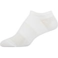 thumbnail image 4 of PEDS Women's Microfiber Ultra Low Cut Liner Socks with Gel Tab Extended Size, 6 Pairs, 4 of 6