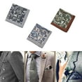 thumbnail image 2 of Floral Pocket Square for Sports, Travel, Work, Grooms, Weddings, Prom, 2 of 13