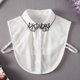 thumbnail image 3 of Cuello de pajarita desmontable para mujer, cuello de camisa falsa, 3 of 3