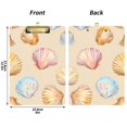 thumbnail image 5 of FORMRS Acrylic Clipboard with Low Profile Clip Standard A4 Letter Size, 12.5" x 9", Watercolor Seashell, 5 of 8