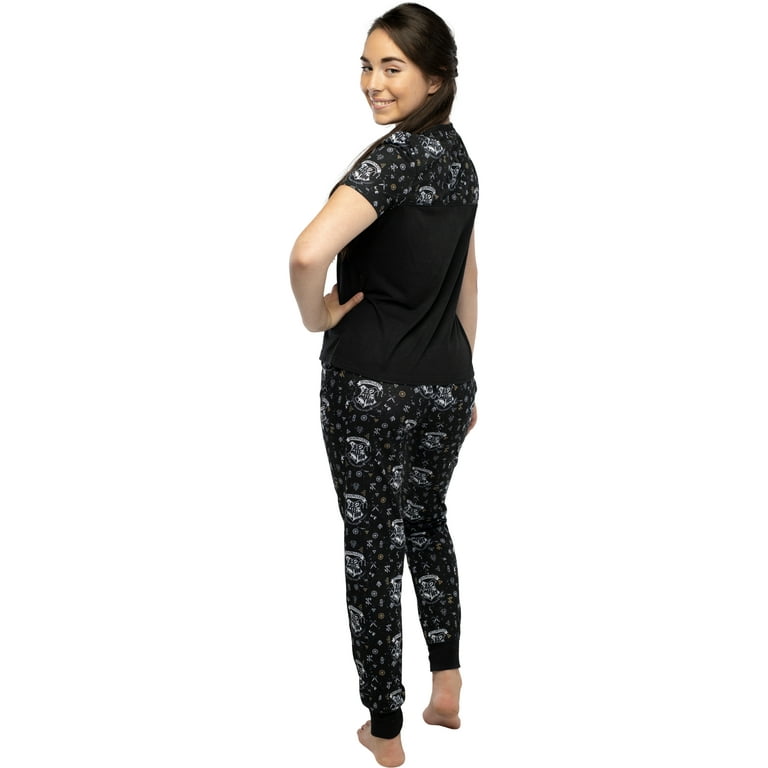 Harry Potter Women s Juniors Hogwarts Crest Foil Print Jogger