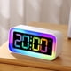 thumbnail image 4 of Lámpara Reloj despertador con luz nocturna digital LED reloj electrónico luminoso de escritorio (blanco) Ehuebsd Para estrenar, 4 of 7