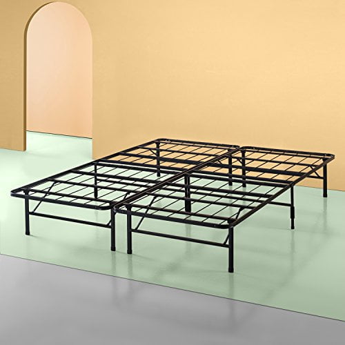 Zinus Shawn 14 Inch SmartBase Mattress Foundation Platform Bed Frame Box Spring Replacement Quiet Noise Free Maximum Under bed Storage Cal King Walmart