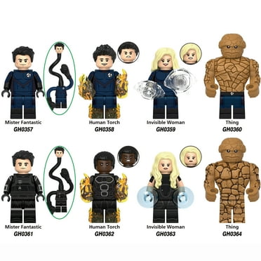 The Fantastic Four First Steps Marvel Building Block Figure x 8 Set