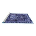 thumbnail image 2 of Ahgly Company Machine Washable Indoor Round Persian Blue Traditional Area Rugs, 5' Round, 2 of 4