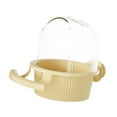 thumbnail image 2 of figatia Bird Food Bowl Cup Waterproof Hanging Bird Feeder for Outdoors Outside Patio Yellow, 2 of 8