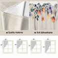thumbnail image 5 of Spring Floral Swag Valances for Windows, Kitchen Curtains 36 Inch Length 2 Panels Set, Elegant Flowers Farmhouse Botanical Rustic Short Curtains for Small Windows Rod Pocket Cafe Curtains 28"x36", 5 of 8