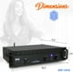 thumbnail image 5 of Amplificador de potencia Bluetooth Pyle PTA1000, 1000 W, 2 canales, montaje en rack, 5 of 7