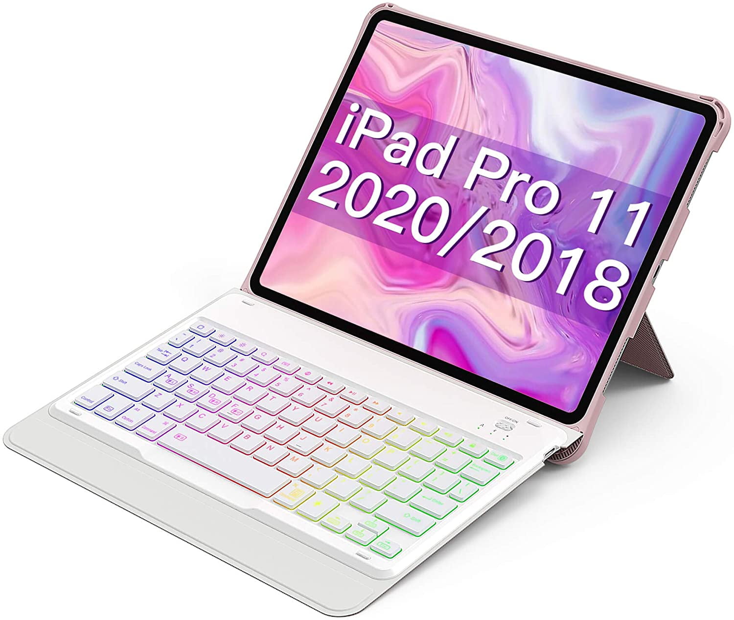 Inateck iPad Pro 11 Case with Keyboard 2021/2020/2018 Compatible with