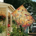 thumbnail image 3 of Fall Birds Branches with Leaves Fall Garden Flags 28"x40” Double Side,Small Yard Flags for Outside,Outdoor Fall Decor,Autumn Funny Garden Flag Yard Decoration, 3 of 5