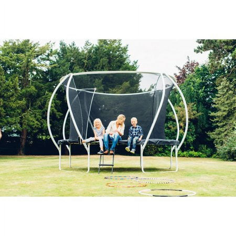 Plum Play Latitude 14-Foot Trampoline, with Safety Enclosure, Black/White